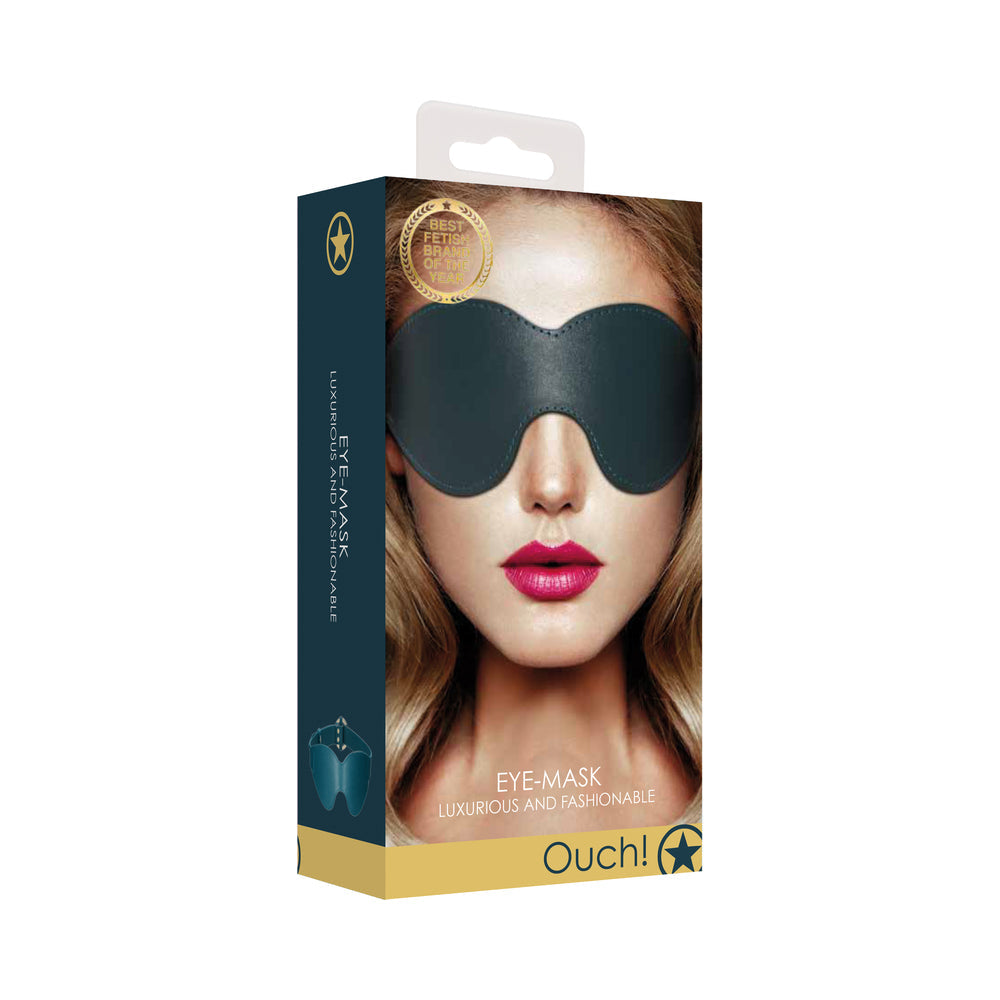 Ouch! Halo Eye Mask Blindfold Green - Fantasies Boutique