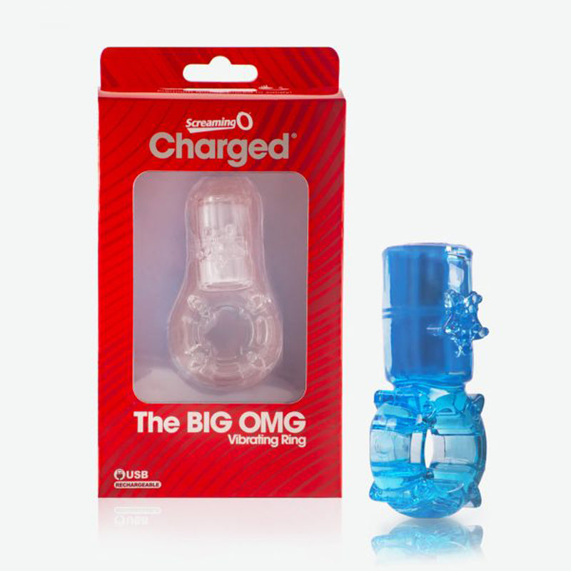 Big OMG Vibrating Ring Blue - Fantasies Boutique