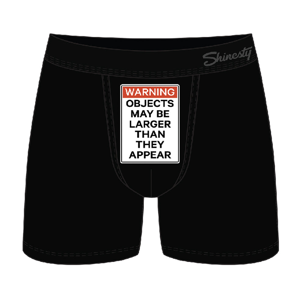 Shinesty The Rear View Size Warning Ball Hammock Pouch Underwear S