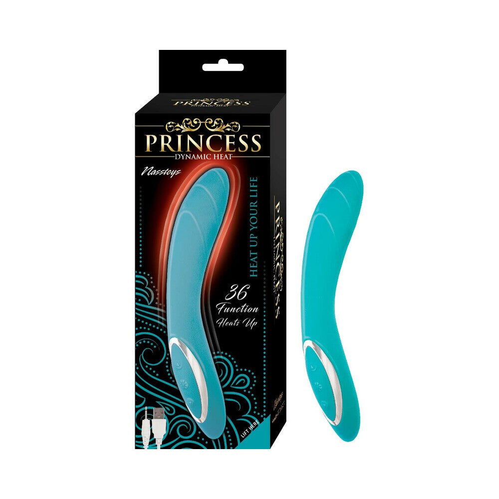 Princess Dynamic Heat G-Spot Vibrator Silicone Blue - Fantasies Boutique