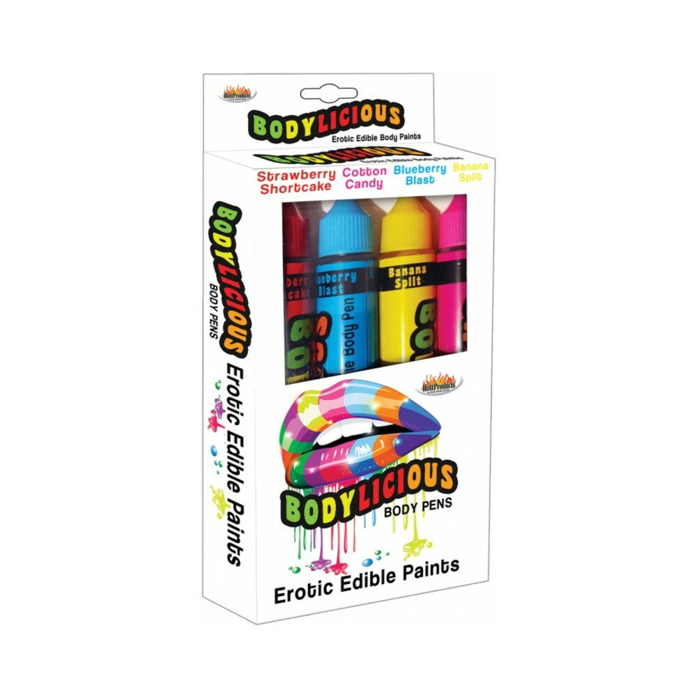 Bodylicious Edible Body Pens 4pk Assorted Flavors - Fantasies Boutique