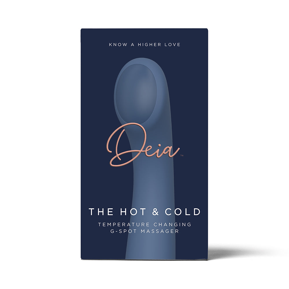 Deia The Hot & Cold Temperature-Changing G-Spot Massager Silicone Blue - Fantasies Boutique
