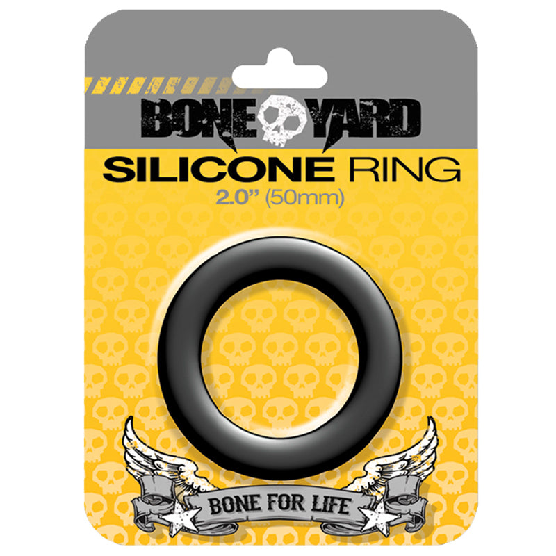 Boneyard Silicone Ring 50mm Black - Fantasies Boutique