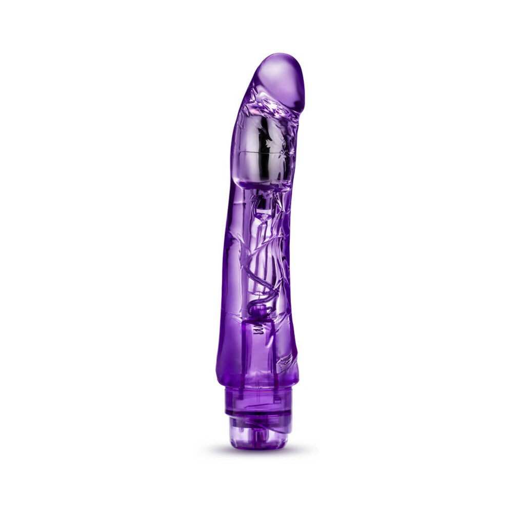 Naturally Yours Mambo Vibe Realistic 9 in. Vibrating Dildo Purple - Fantasies Boutique