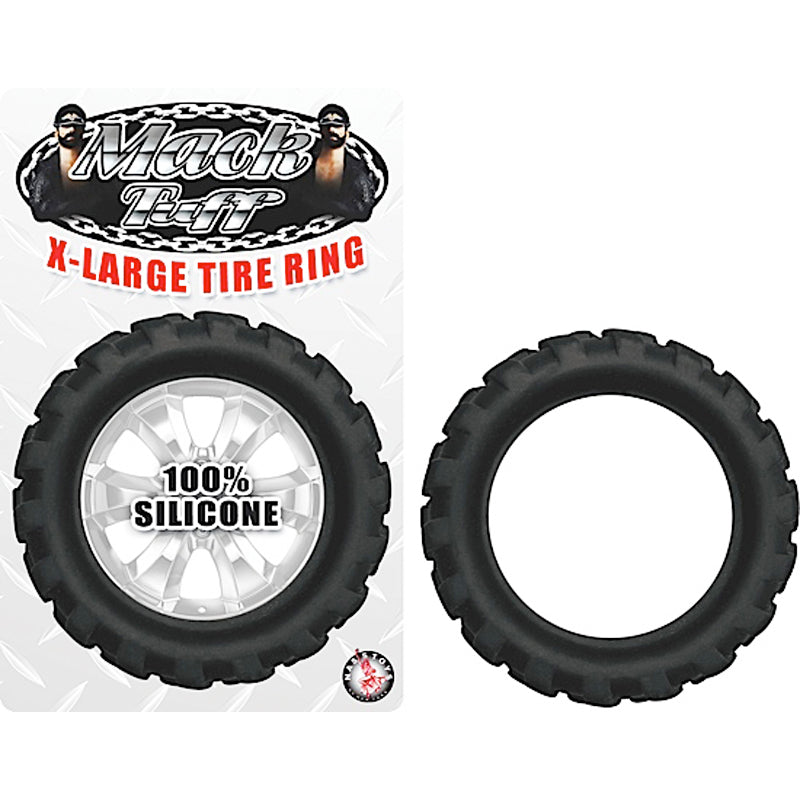 Mack Tuff Tire X-Large Tire Silicone Cockring (Black) - Fantasies Boutique