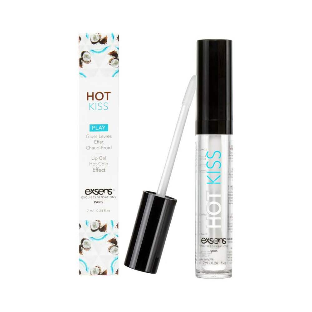 Exsens Hot Kiss Arousal Lip Gloss Coconut 0.24 oz. - Fantasies Boutique