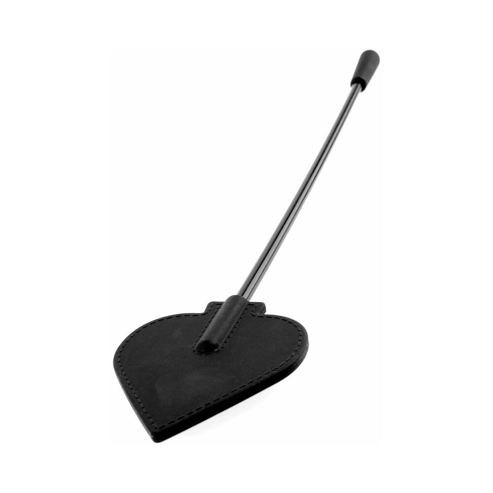 Fetish Fantasy Series Silicone Spade Crop Black - Fantasies Boutique