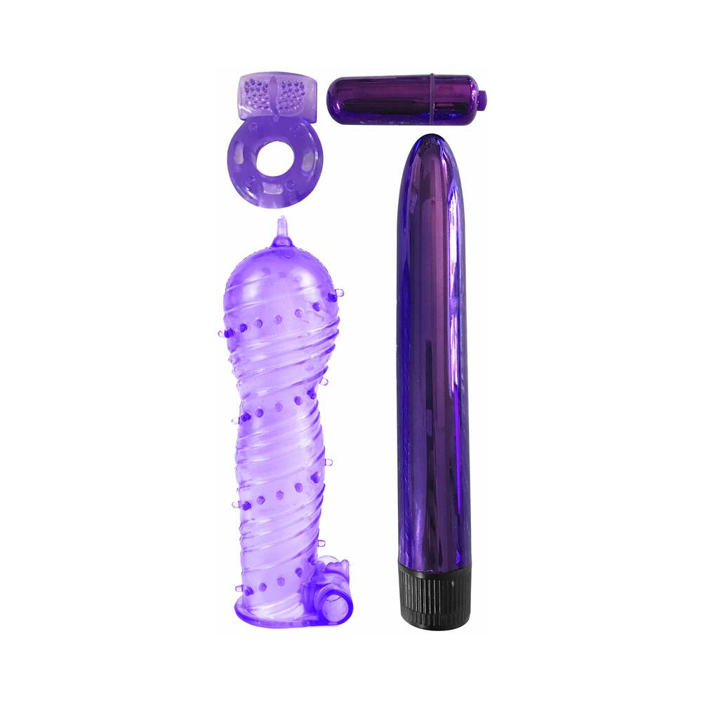 Classix 4-Piece Ultimate Pleasure Couple's Kit Purple