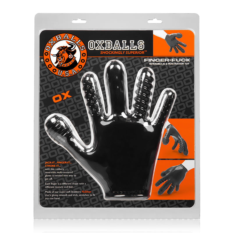 OxBalls Finger Fuck Glove, Black - Fantasies Boutique