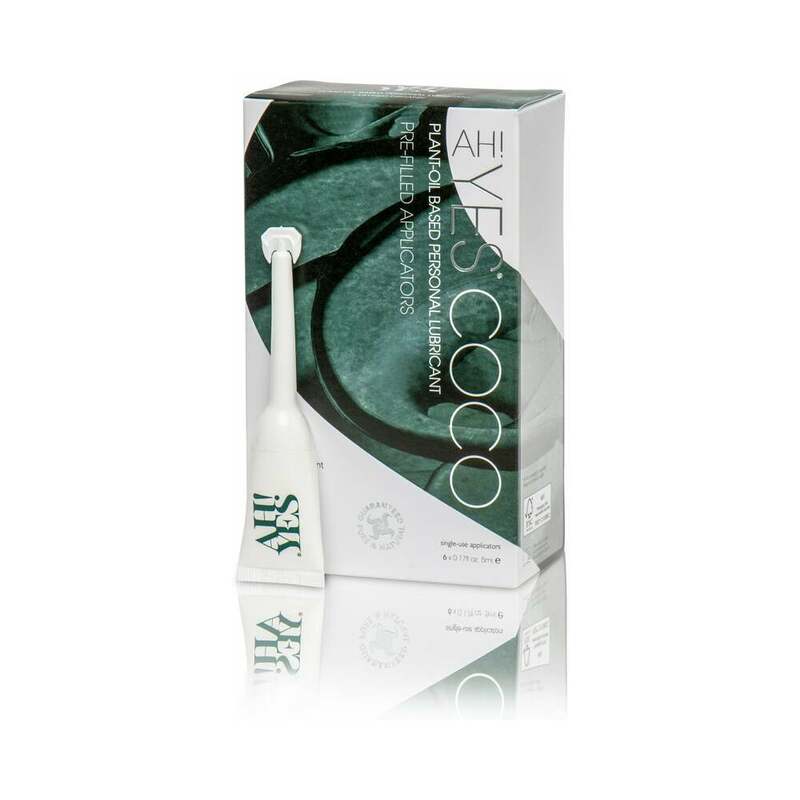AH! YES COCO Plant-Oil Based Personal Lubricant Applicators 6-Pack 0.17 oz. - Fantasies Boutique