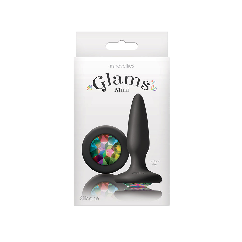 Glams Mini Anal Plug Rainbow Gem - Fantasies Boutique