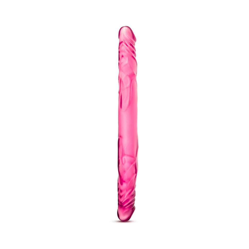 B Yours 14 in. Double Dildo Pink - Fantasies Boutique