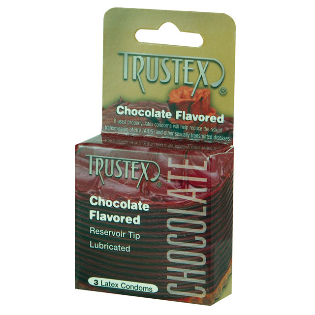 Trustex Flavored Condoms (Chocolate/3 Pack) - Fantasies Boutique