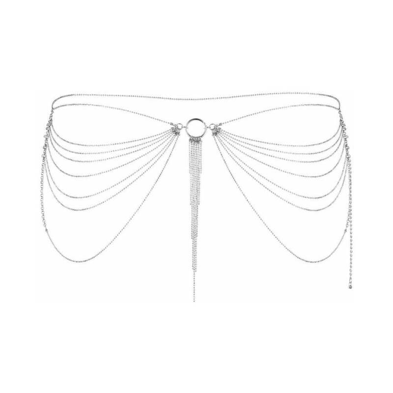 Bijoux Indiscrets Magnifique Chain Waist Jewelry Silver - Fantasies Boutique