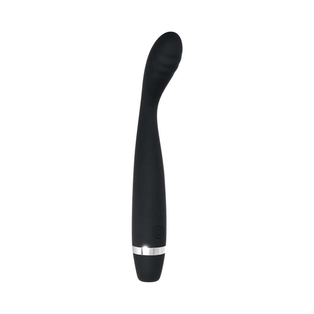 Evolved Skinny G Rechargeable Silicone Sli mline G-Spot Vibrator Black - Fantasies Boutique
