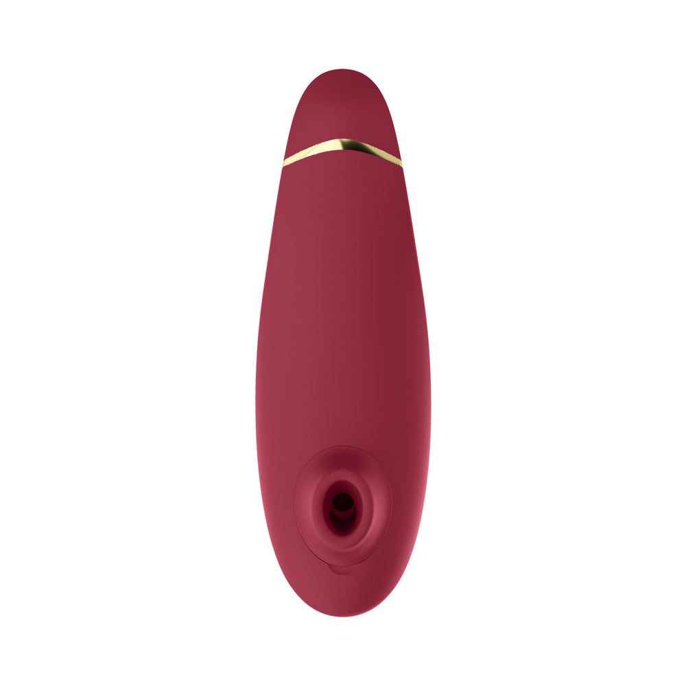 Womanizer Premium 2 Rechargeable Silicone Luxurious Pleasure Air Clitoral Stimulator Bordeaux - Fantasies Boutique