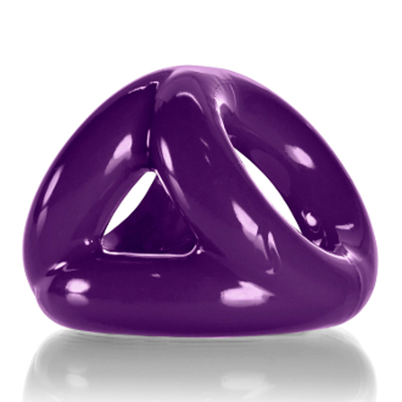 Oxballs Tri-Sport Cocksling Eggplant - Fantasies Boutique