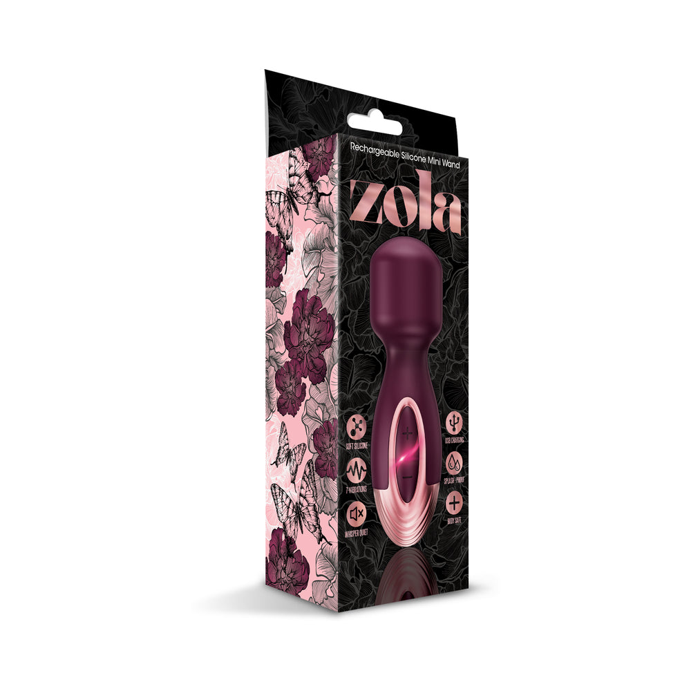 Zola Rechargeable Silicone Mini Wand - Fantasies Boutique