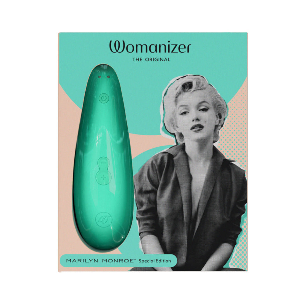 Womanizer x Marilyn Monroe Classic 2 Special Edition Pleasure Air Clitoral Stimulator Mint - Fantasies Boutique