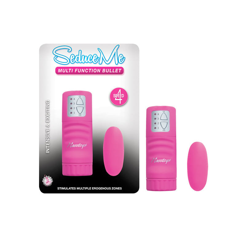 Seduce Me Multi Function Bullet 4 Speeds Pink - Fantasies Boutique