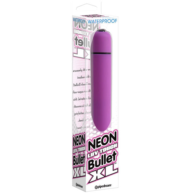Neon Luv Touch Bullet XL Vibrator Purple - Fantasies Boutique