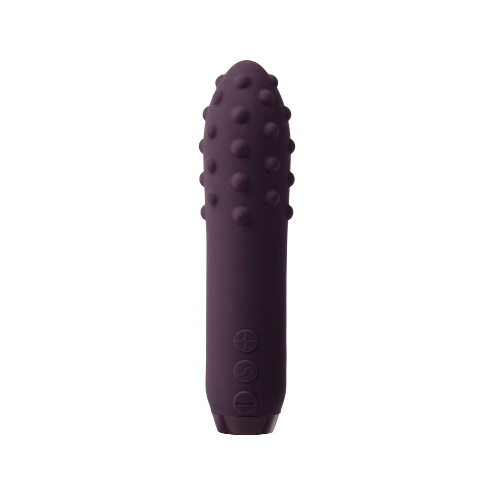 Je Joue Duet Rechargeable Silicone Multi-Surfaced Bullet Vibrator Purple - Fantasies Boutique