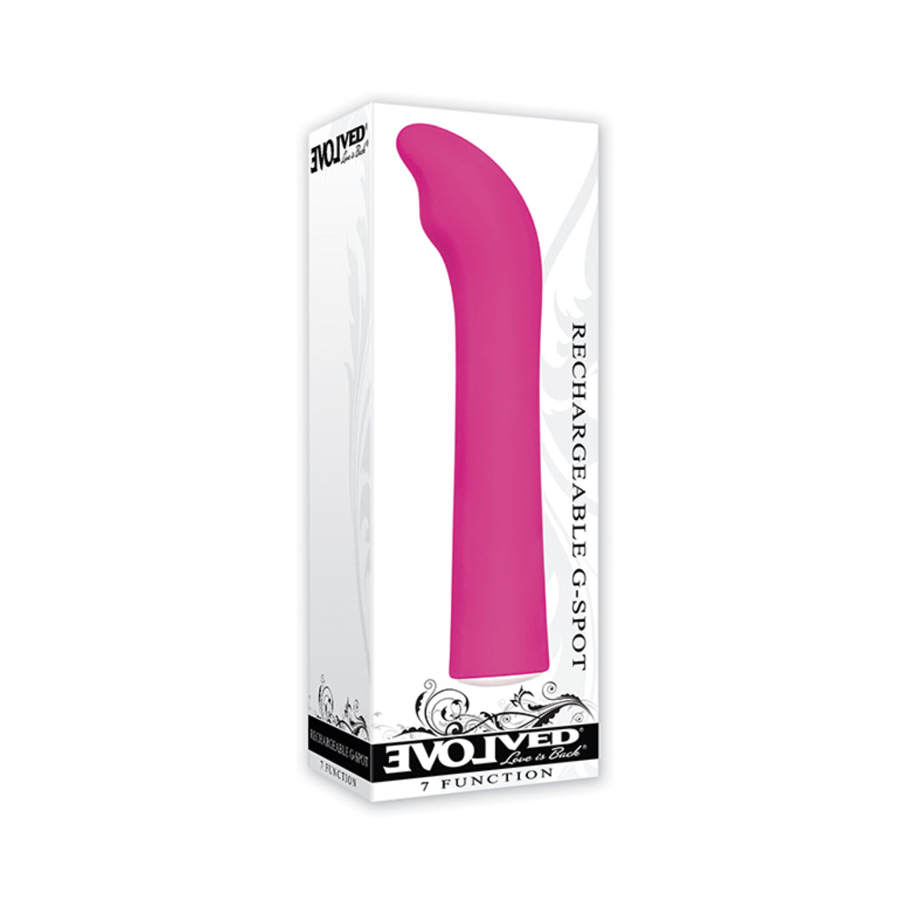 Evolved Rechargeable G-Spot Vibrator Pink - Fantasies Boutique
