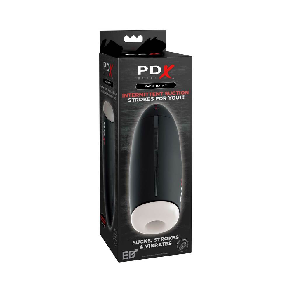 PDX Elite Fap-O-Matic Rechargeable Vibrating Suction Stroker - Fantasies Boutique