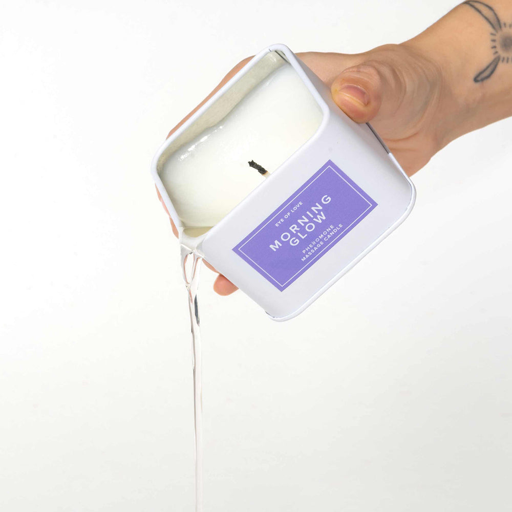 Eye of Love Morning Glow Attract Him Pheromone Massage Candle - Fantasies Boutique