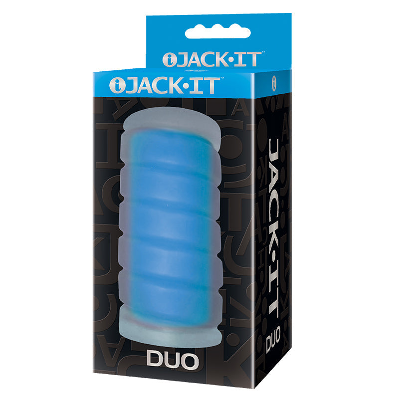 Jack-It Duo Stroker Sky Blue - Fantasies Boutique