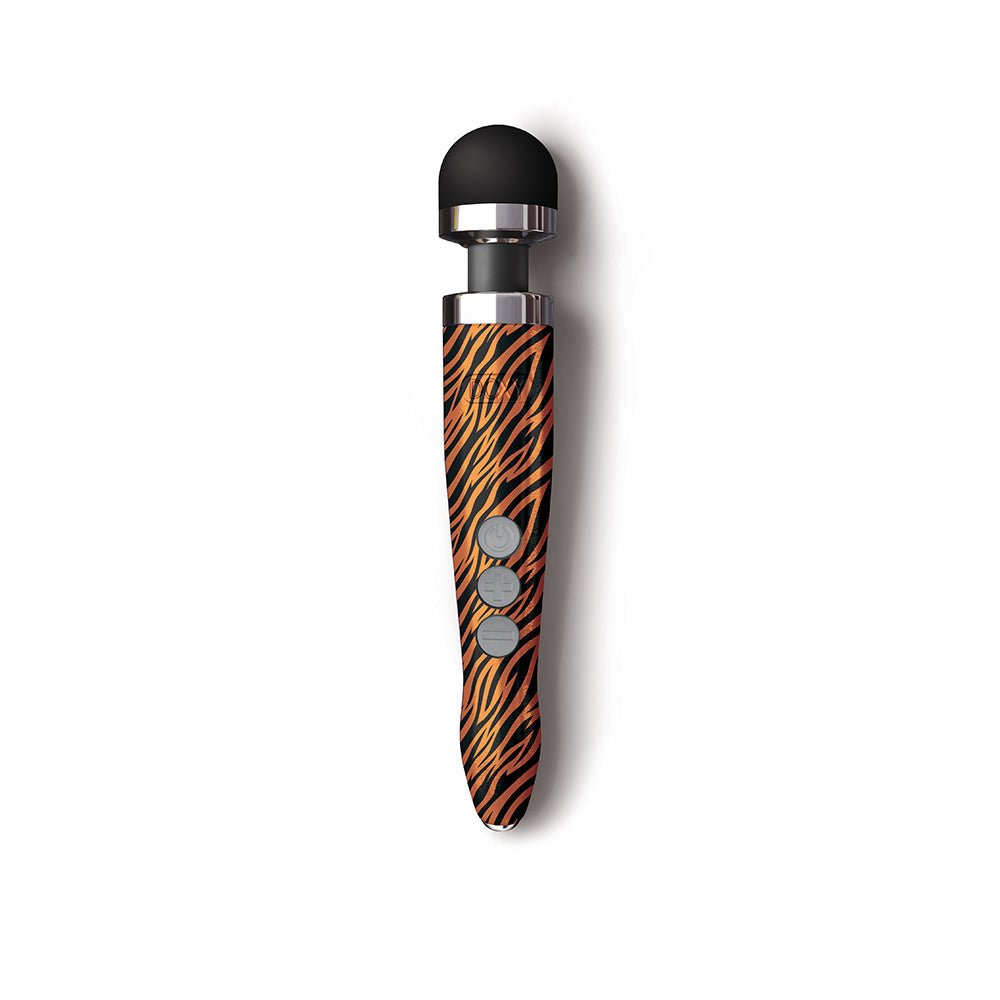 Doxy Die Cast 3R Rechargeable Compact Wand Vibrator Tiger - Fantasies Boutique