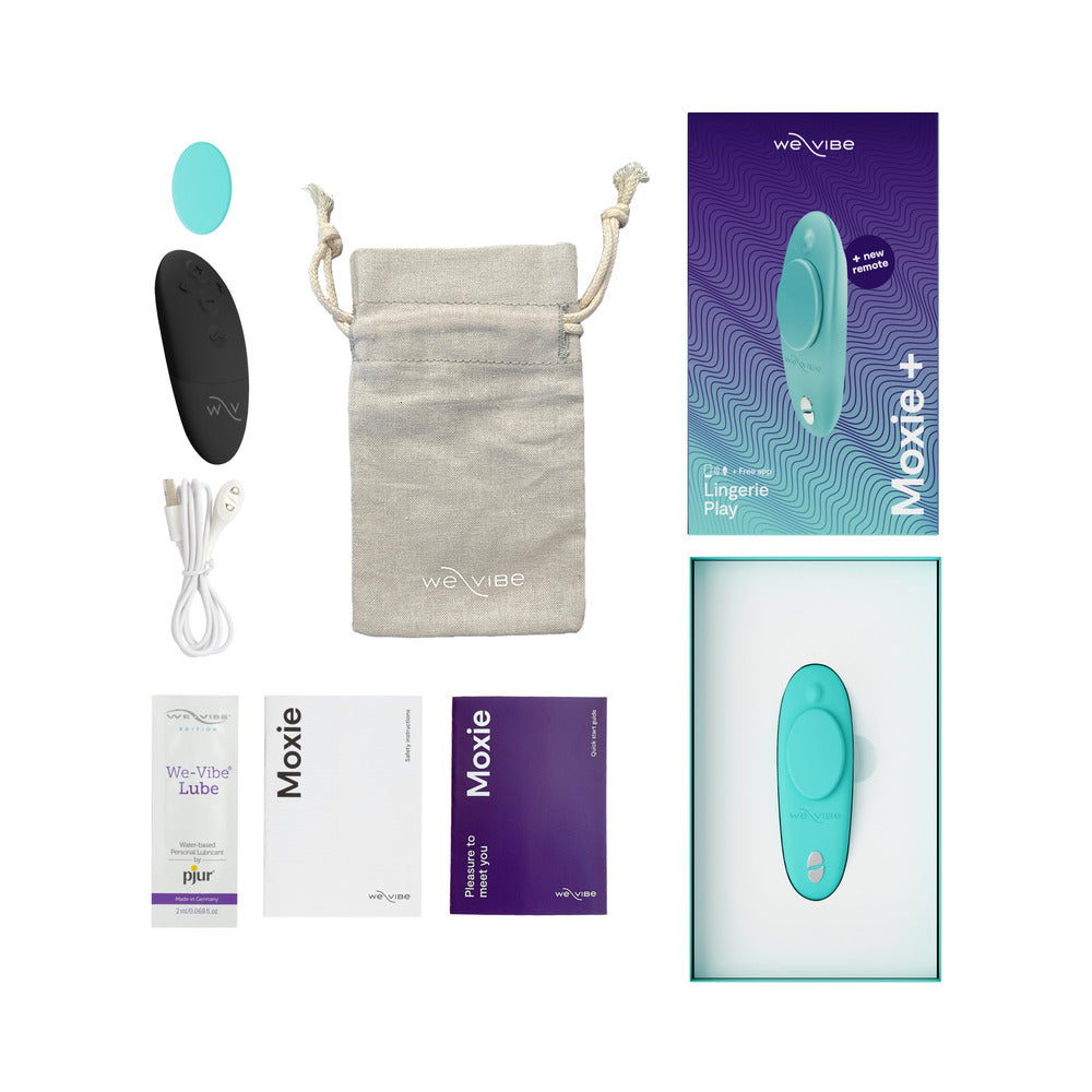 We-Vibe Moxie+ Wearable Clit Vibrator Teal
