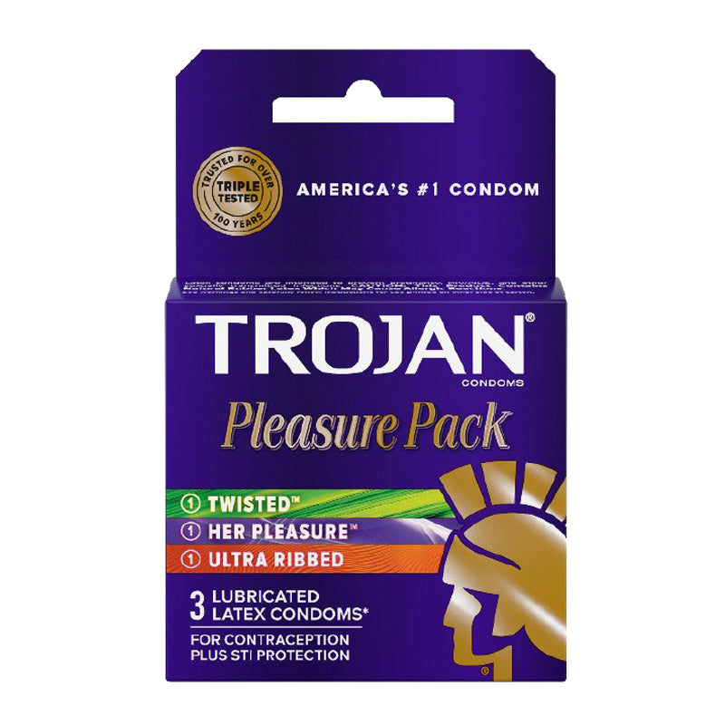 Trojan Pleasure Pack 3-Pack - Fantasies Boutique