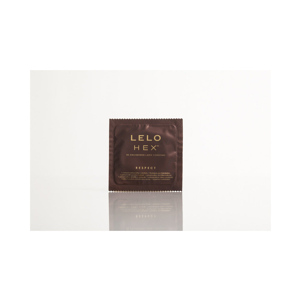 LELO HEX Respect XL Lubricated Latex Condoms 3-Pack - Fantasies Boutique