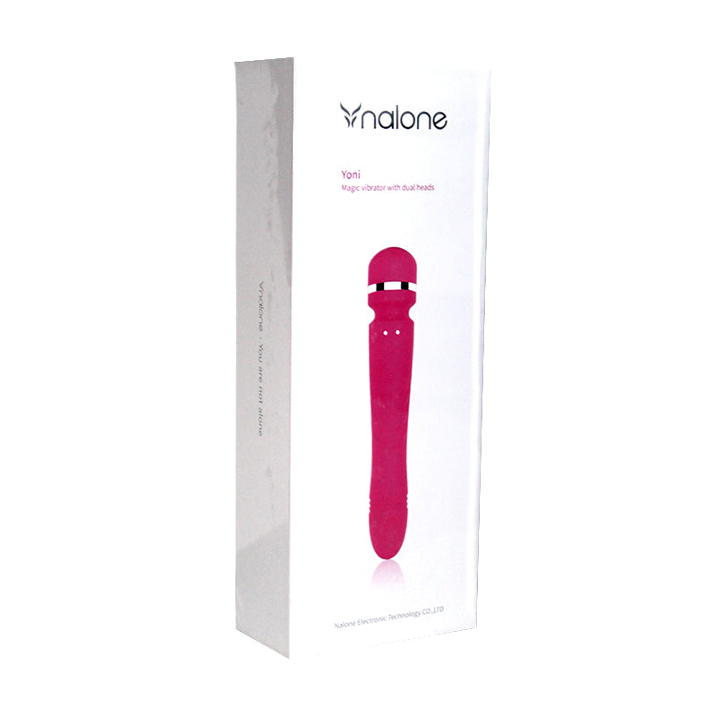 Nalone Yoni Dual Ended Wand Vibr Pink - Fantasies Boutique