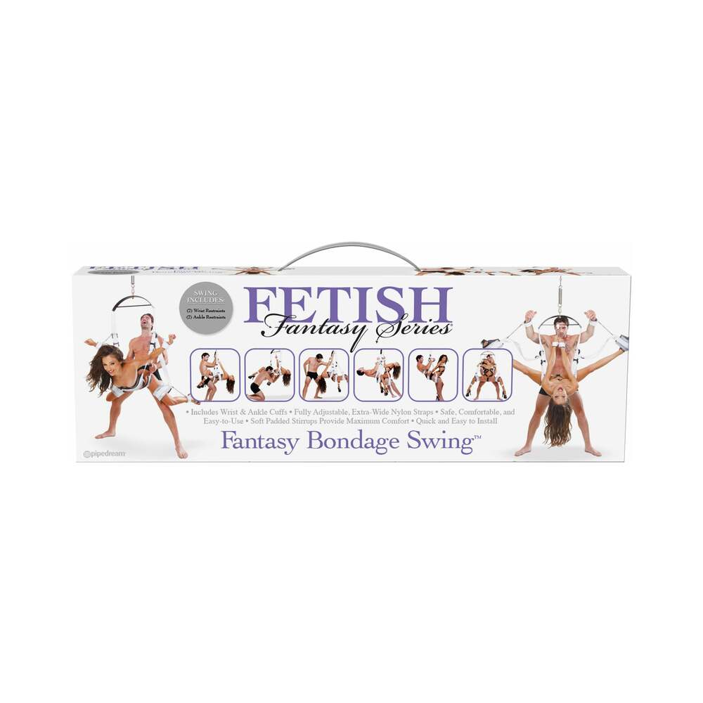 Pipedream Fetish Fantasy Series Fantasy Bondage Swing White - Fantasies Boutique