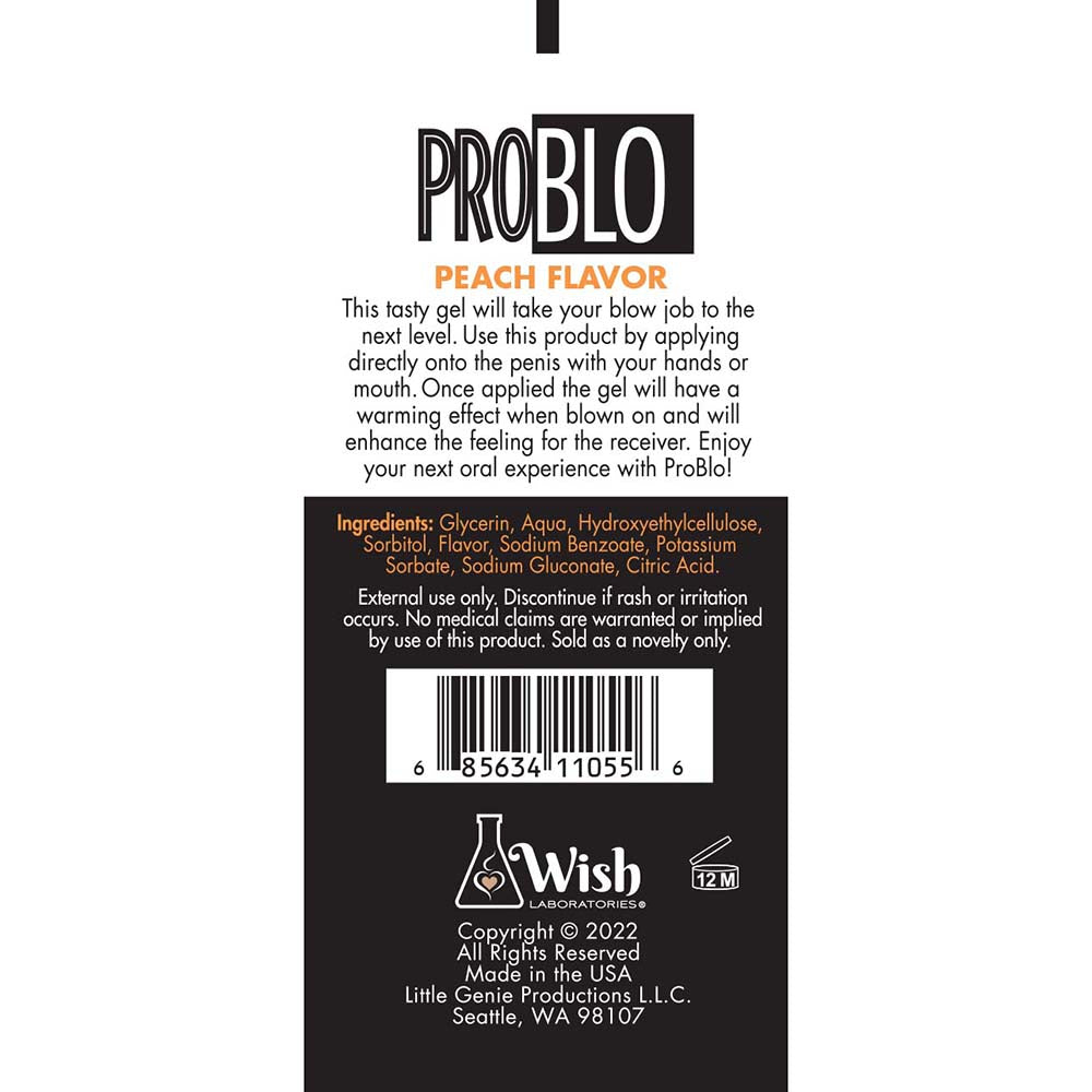 Pro Blo Peach 10 ml 65-Piece Fishbowl