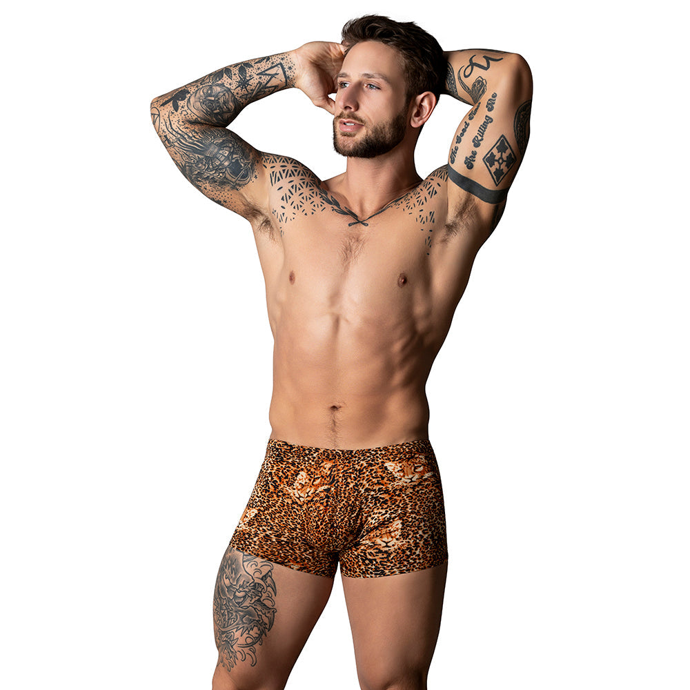 Male Power The Ultimate Duo CRB Pouch Short & Black Cock Ring Animal XL