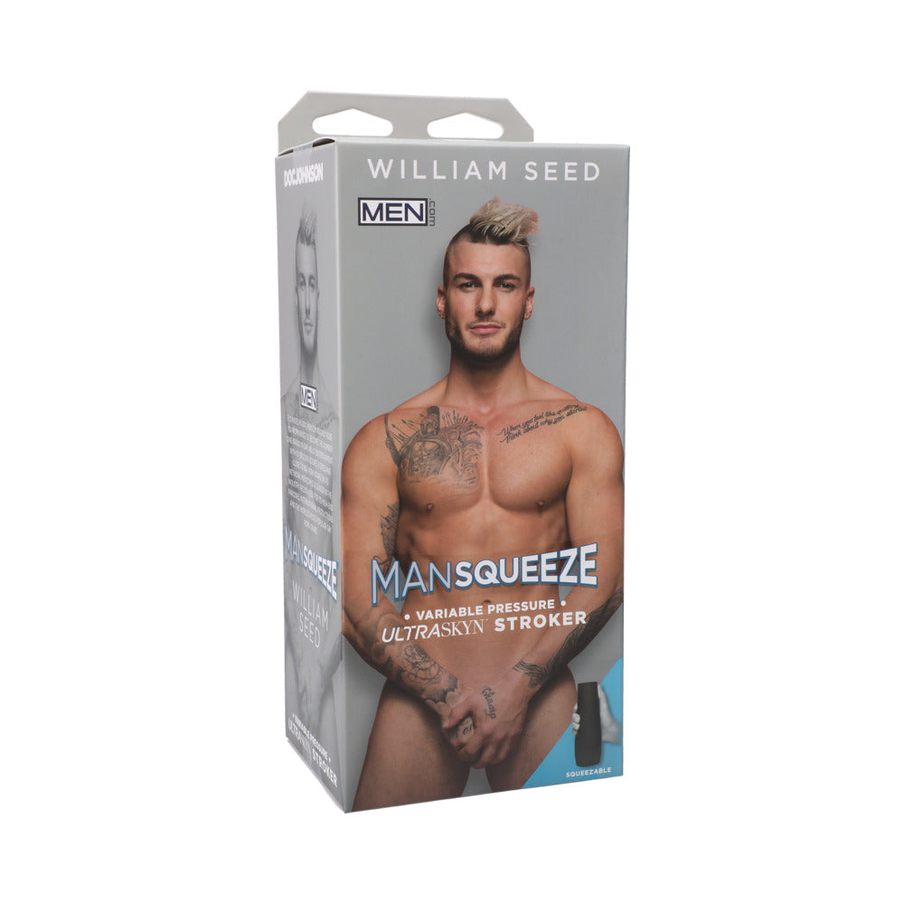 Man Squeeze - William Seed - ULTRASKYN Stroker - Ass Vanilla - Fantasies Boutique