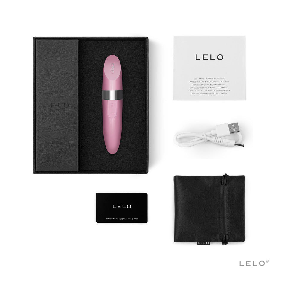 LELO MIA 2 Rechargeable Lipstick Vibrator Petal Pink - Fantasies Boutique
