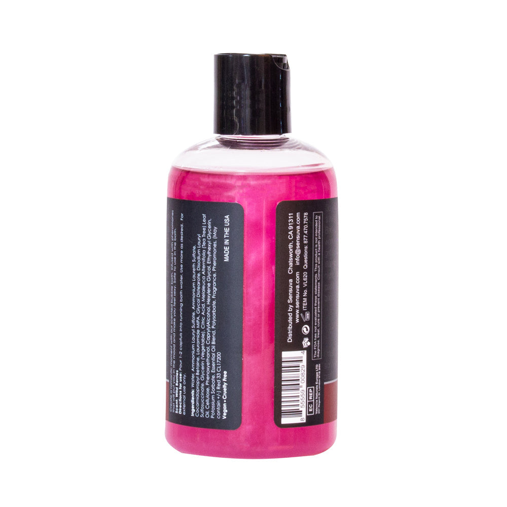 Sensuva Big Flirt Pheromone-Infused Bubble Bath Berry Flirty 8 oz. - Fantasies Boutique