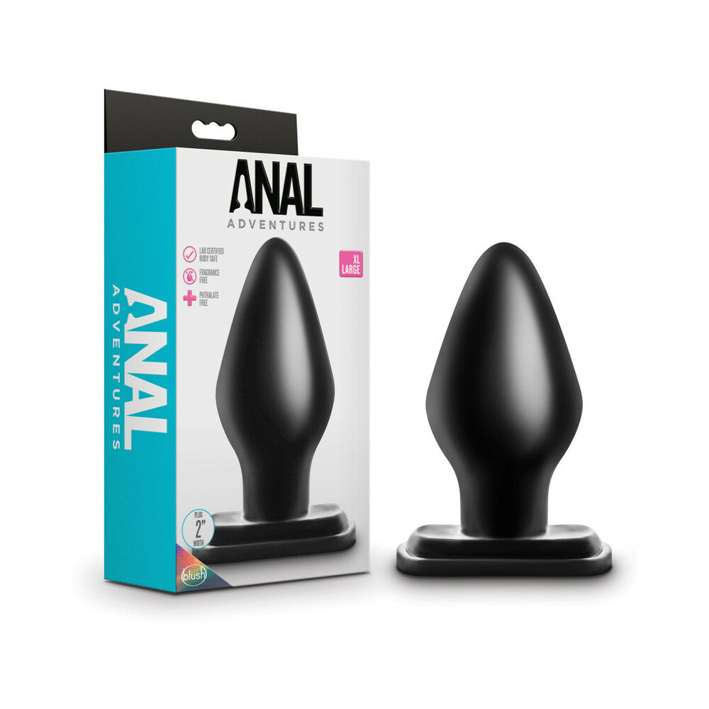 Anal Adventures XL Plug Black - Fantasies Boutique