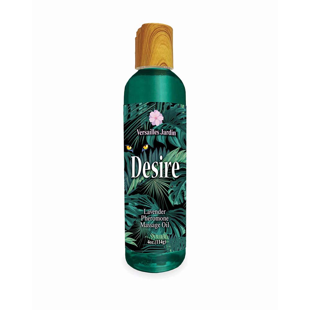Desire Pheromone Massage Oil Lavender 4 oz. - Fantasies Boutique