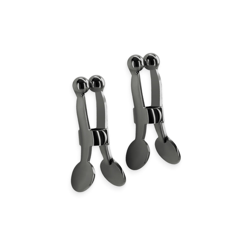Bound Nipple Clamps C1 Gunmetal - Fantasies Boutique