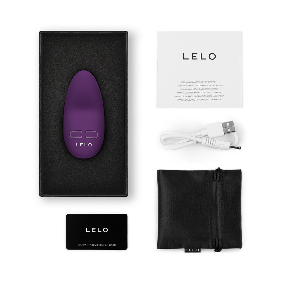 Lelo LILY 3 Rechargeable Mini Silicone Vibrator Dark Plum - Fantasies Boutique