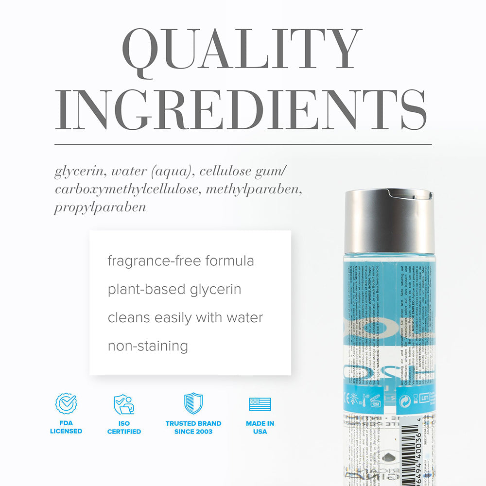 JO H2O Original Water-Based Lubricant 8 oz. - Fantasies Boutique