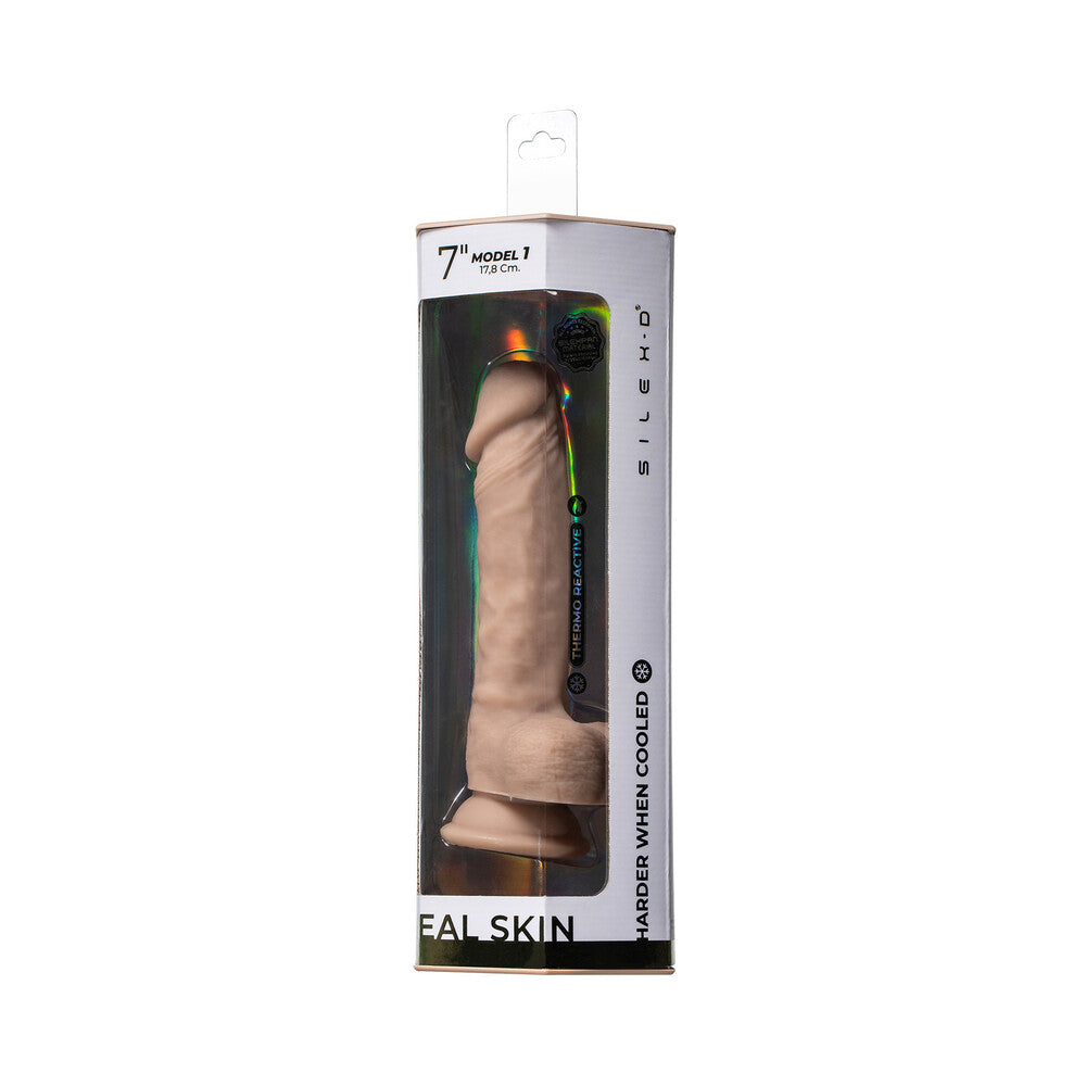SILEX-D Real Skin Model 1 Dildo 7 in. Vanilla