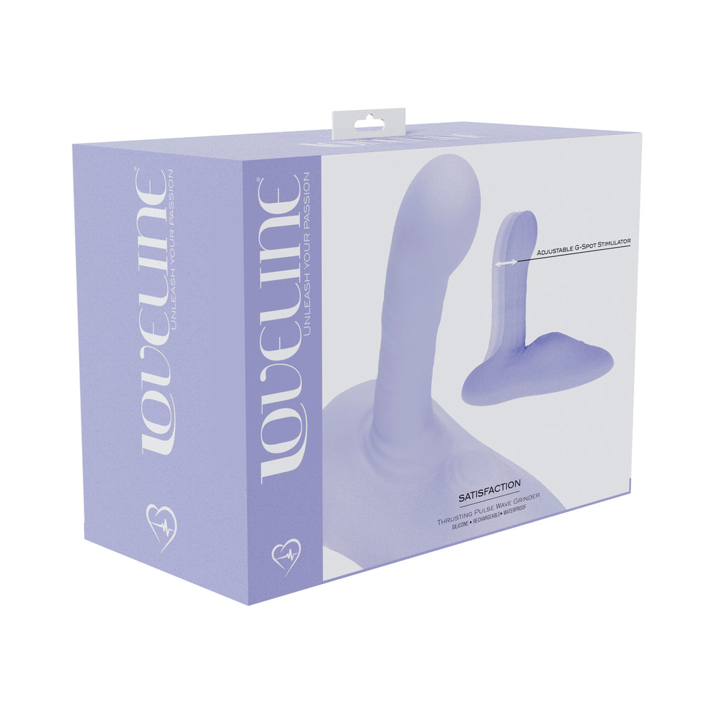 LoveLine Satisfaction Grinder Adjustable Thrusting Pulse Wave Purple