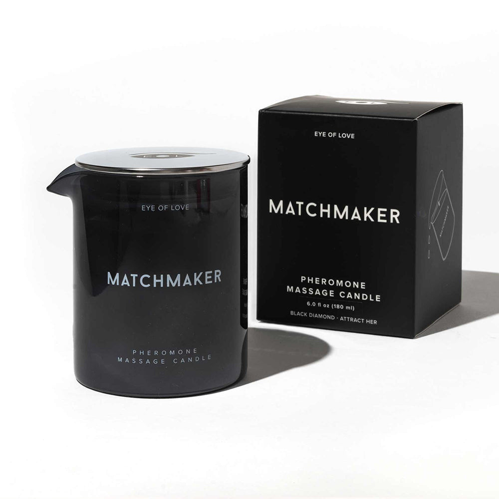 Eye of Love Matchmaker Black Diamond Attract Her Massage Candle - Fantasies Boutique
