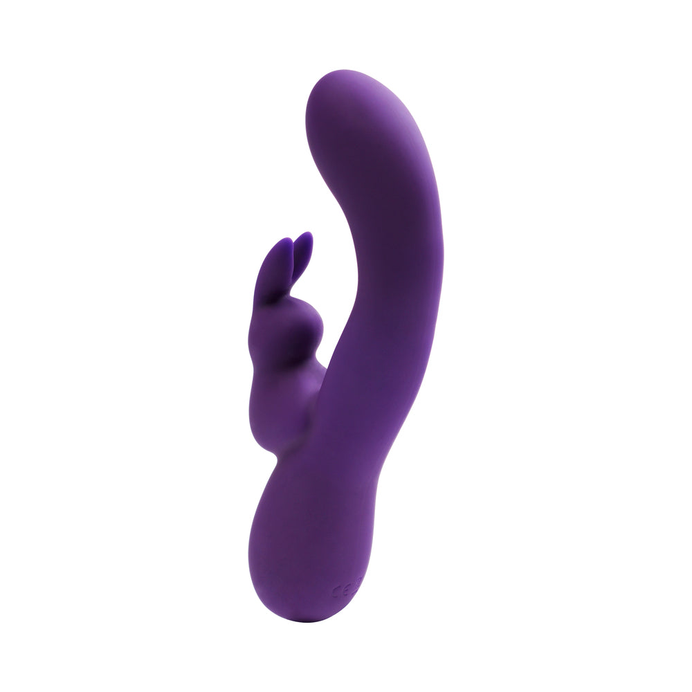 VeDO Kinky Bunny Rechargeable Rabbit Vibrator - Deep Purple - Fantasies Boutique